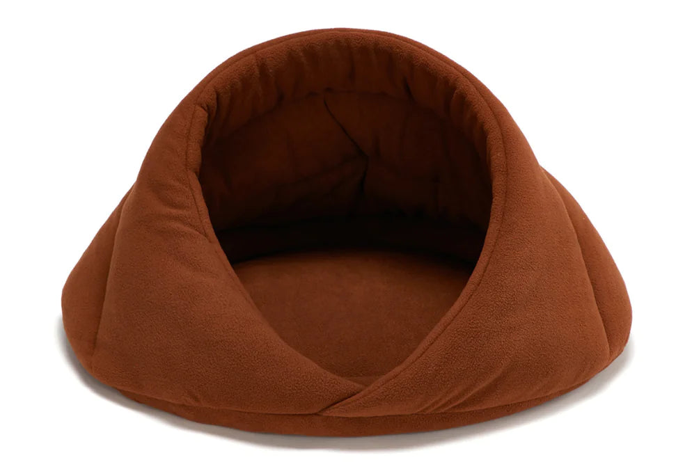 Fleece Pet Nest Bed for Dogs (XS–L, Multiple Colors)