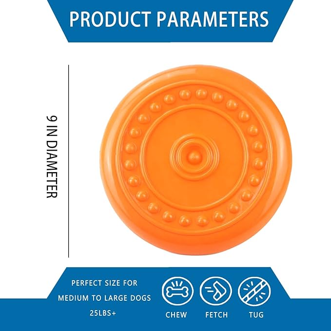 Flying Discs - Soft Rubber Frisbee