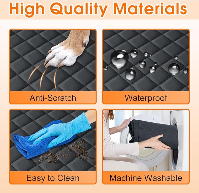 Waterproof Car Seat Cover for Back Seat