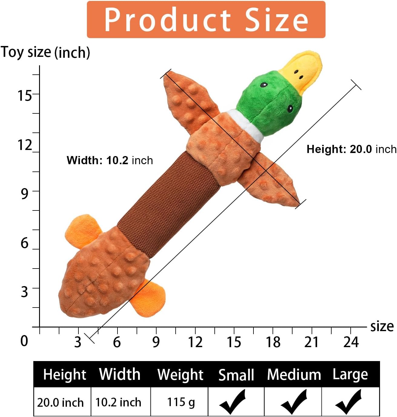 Tug of War Duck Plushie
