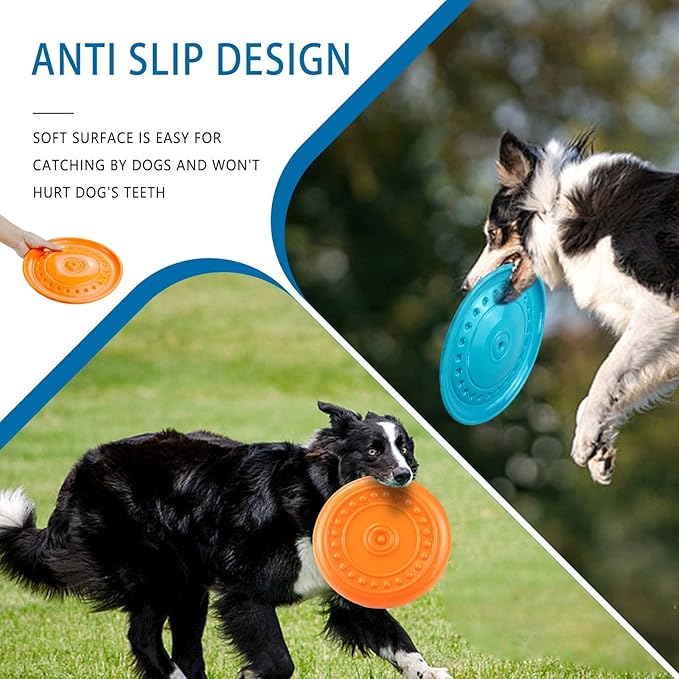 Flying Discs - Soft Rubber Frisbee
