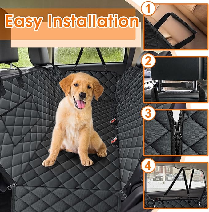Waterproof Car Seat Cover for Back Seat