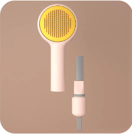 Self-Cleaning Stainless Needle Comb