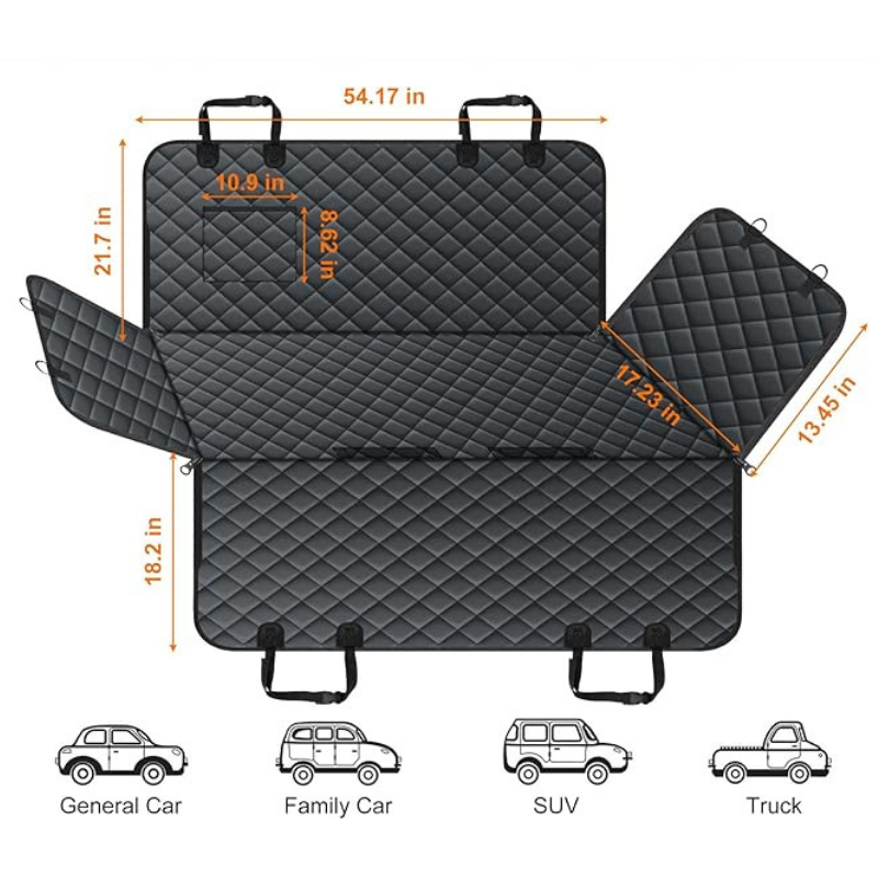 Waterproof Car Seat Cover for Back Seat