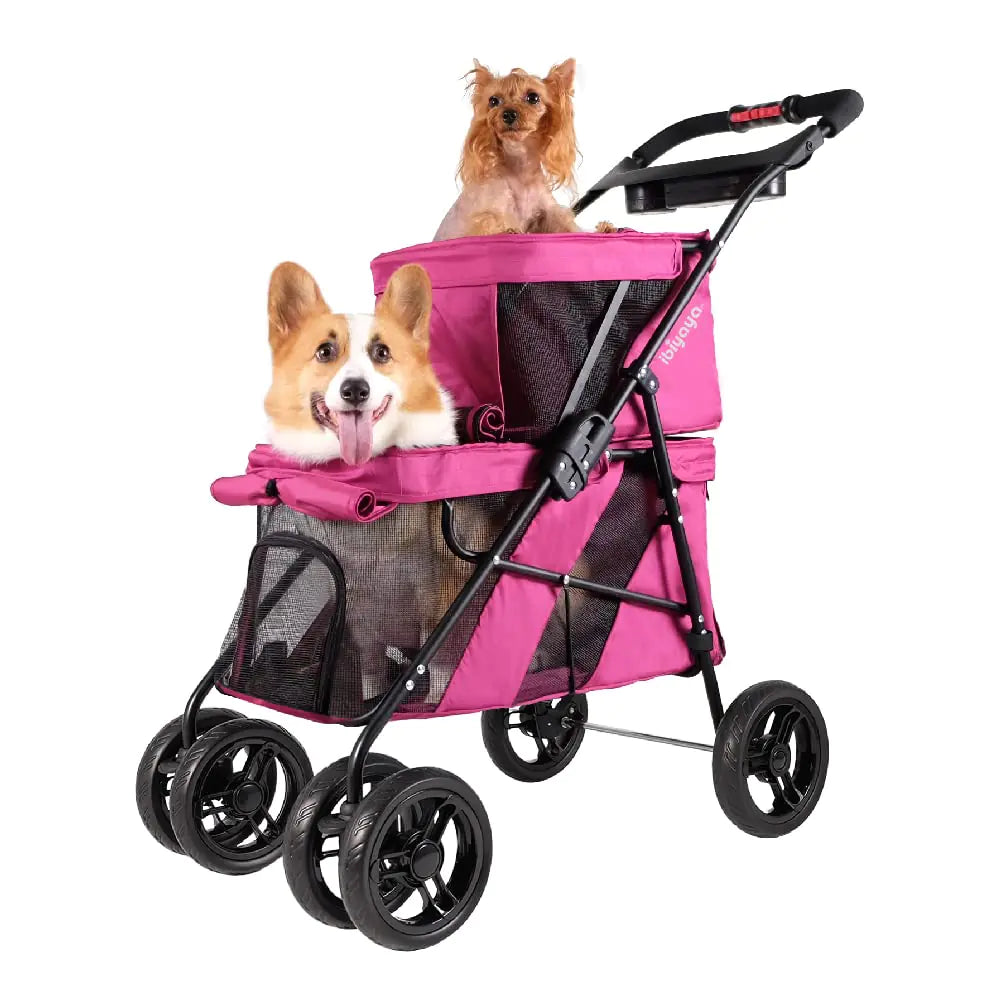Double Dog Stroller for Small and Medium Dogs and Cats