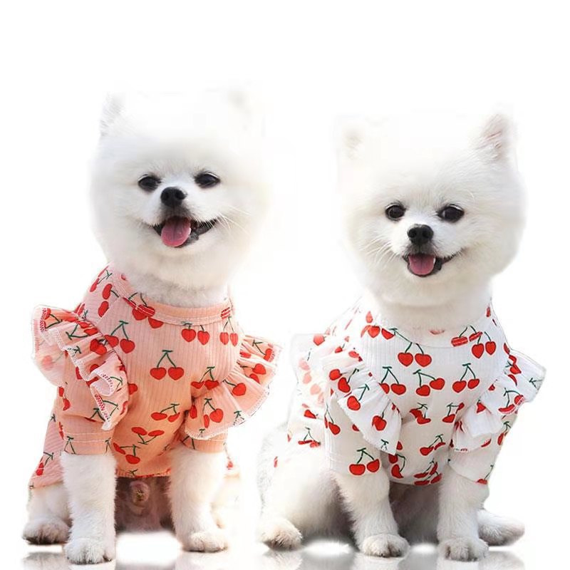 Sweet Cherry Print Blouse Shirt