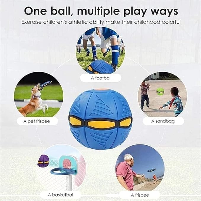 Flying Saucer Ball – Pop-Up Disc Toy