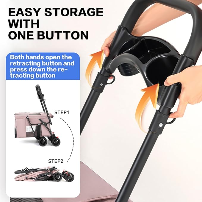 Stroller Travel Folding Pet Carriers