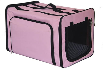 Expandable Folding Carrier Crate for Travel & Home (Airline Approved)