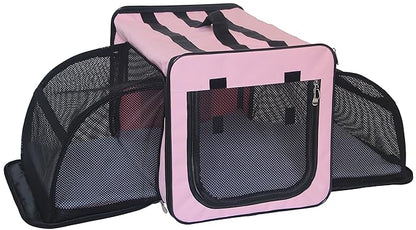 Expandable Folding Carrier Crate for Travel & Home (Airline Approved)