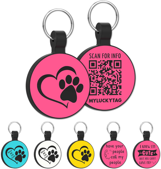 Smart QR Code Pet ID Tag