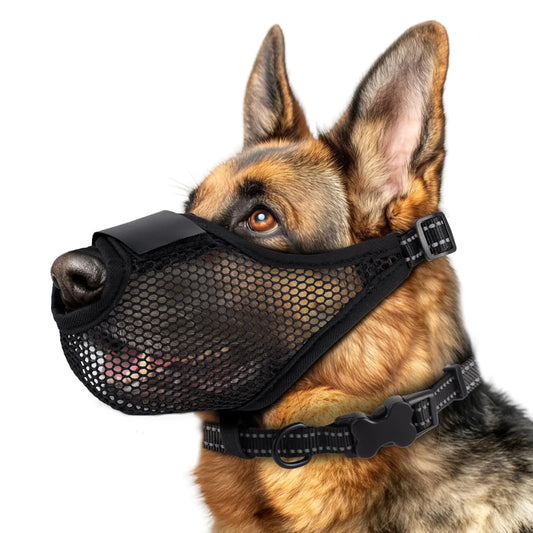 Breathe Easy – Mesh Dog Muzzle