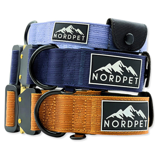 Tactical Dog Collar with AirTag Holder
