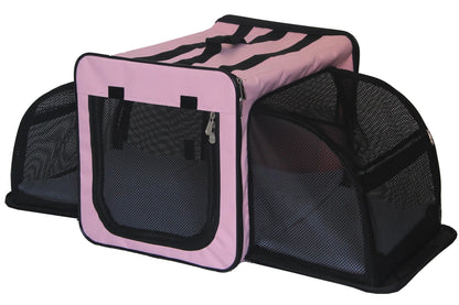 Expandable Folding Carrier Crate for Travel & Home (Airline Approved)