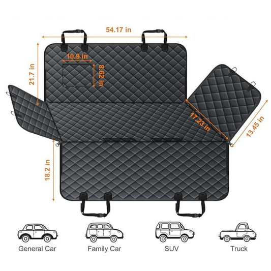 Waterproof Car Seat Cover for Back Seat