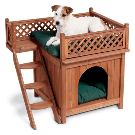 Wood Room with a View Pet House
