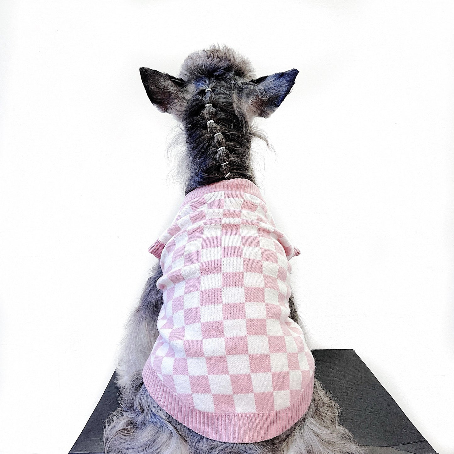 Cute Checkerboard Vest Sweater for Pets