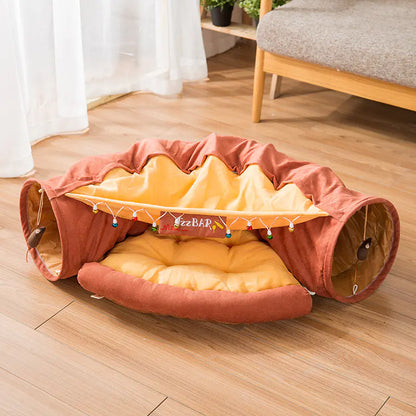 Cat Bed, Tunnel + Nest Combo
