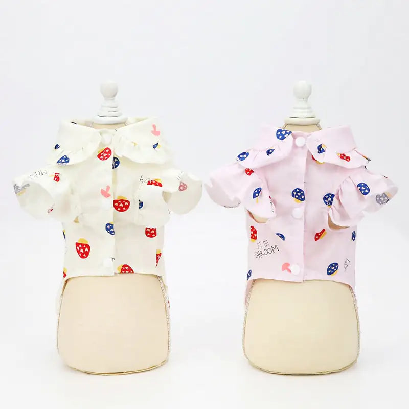 Mushroom Print Blouse