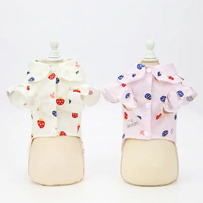 Mushroom Print Blouse